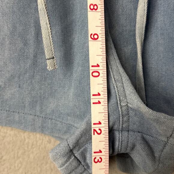 One Teaspoon Denim Boxer Shorts Blue Fade Worn In Look Size S NWT Relaxed Style - Picture 4 of 10